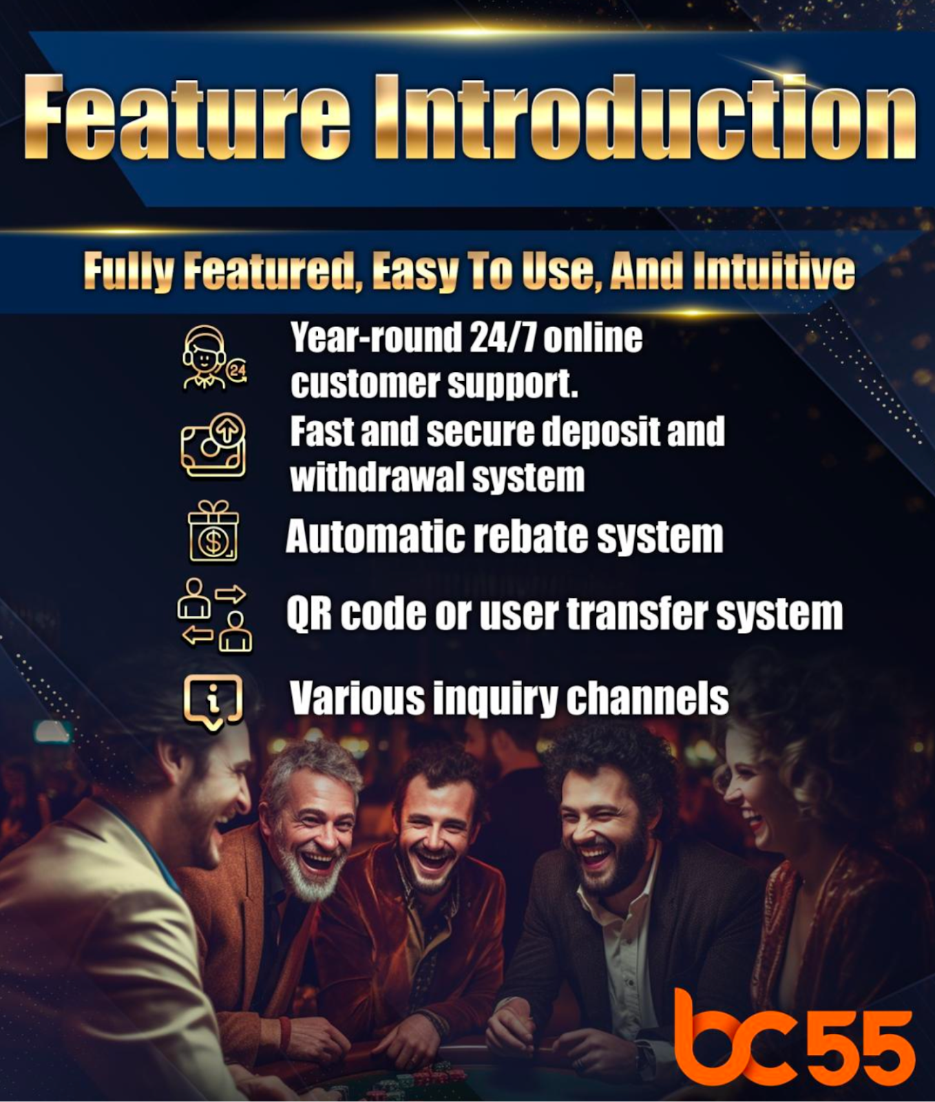 BOSSCLUB55 Feature Introduction